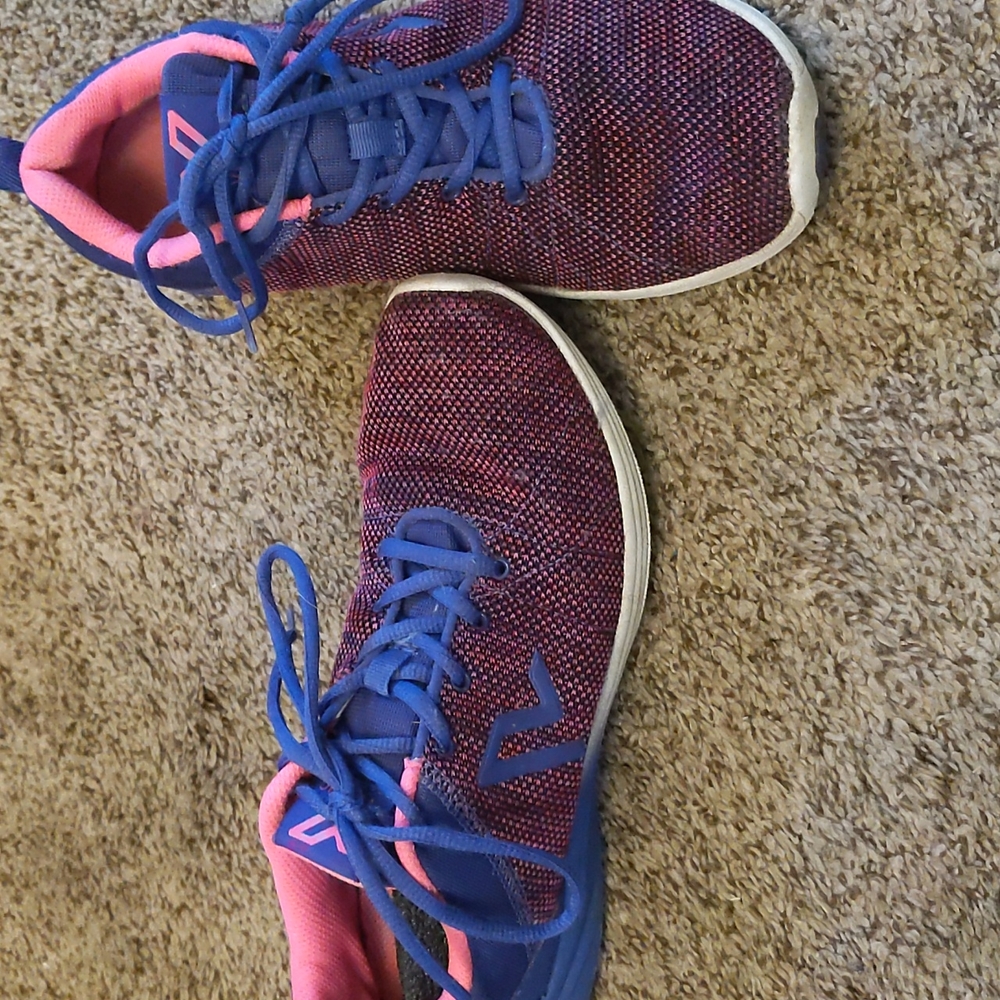 Vionic purple and pink sneakers with arch support
